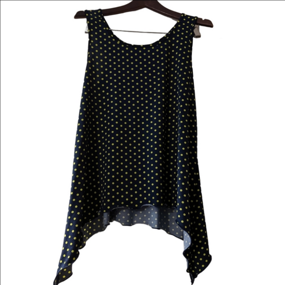 Robert Louis Tops - Polka Dot Sleeveless Top